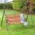 Woodlawn Patio Swing Frame with Steel Tubing and Powder Coated Finish, Bronze Perspective: left