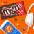 M&M'S Milk Chocolate Candy Share Size Bag Perspective: left