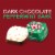 Dove Promises Holiday Individually Wrapped Dark Chocolate Peppermint Bark Christmas Candy Assortment Perspective: left