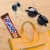 Snickers Milk Chocolate College Basketball Candy Bar Perspective: left