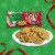 M&M'S Holiday Milk Chocolate Christmas Candy Minis Size Baking Bits Bag Perspective: left