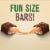 Milky Way Fun Size Chocolate Candy Bars Bag Perspective: left