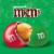 M&M'S Peanut Milk Chocolate Christmas Candy Gift Box Perspective: left