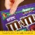 M&M'S Dark Chocolate Candy Family Size Bag Perspective: left