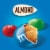 M&M'S Almond Milk Chocolate Candy Family Size Bag Perspective: left