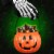 Snickers Chocolate Bars Glow In The Dark Fun Size Halloween Candy Trick or Treat Packs Perspective: left