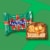 SnickersHoliday Christmas Candy Milk Chocolate Bars Minis Size Bag Perspective: left