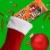 M&M'S Holiday Peanut Butter Milk Chocolate Candy Christmas Assortment Bag Perspective: left