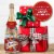 Celebrations Chocolate Assorted Mix Holiday Candy Bars - Christmas Gift Champagne Bottle Perspective: left