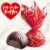 Dove Truffles Valentine's Day Dark Chocolate Candy Gift Tin Perspective: left
