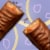 Twix Easter Caramel Chocolate Candy Cookie Bars Bag Perspective: left