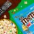 M&M'S MINIS Milk Chocolate Candy Family Size Perspective: left