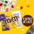 M&M's® Peanut Mix Chocolate Candy Sharing Size Bag Perspective: left