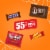 M&M'S Snickers Starburst & Skittles Assorted Candy Variety Pack Bulk Bag Perspective: left