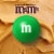 M&M'S Peanut Butter Milk Chocolate Candy Sharing Size Resealable Bag Perspective: left