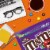 M&M'S 50% Cacao Dark Chocolate Candy Family Size Bag Perspective: left