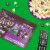 M&M's Limited Edition Milk Chocolate Candy featuring Purple Candy Sharing Size Bag Perspective: left