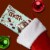 M&M'S Dark & Milk Chocolate Espresso Christmas Candy Bag Perspective: left