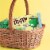 M&M'S White Chocolate Marshmallow Crispy Treat Pastel Easter Candy Bag Perspective: left