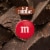 M&M'S Milk Chocolate Red, Pink & White Valentine's Day Candy Gift Box Perspective: left