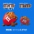 M&M'S Mega Peanut Butter Chocolate Candy Sharing Size Bag Perspective: left