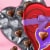 Dove Assorted Valentine's Day Dark Chocolate Truffle Candy Heart Tin Perspective: left