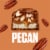 Snickers Pecan Milk Chocolate Candy Bar Perspective: left