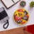 M&M'S Milk Chocolate Peanut & Peanut Butter Fun Size Variety Pack Party Size Candy Bulk Bag Perspective: left