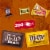 M&M'S Snickers Twix & Milky Way Milk Chocolate Halloween Candy Variety Pack Bulk Bag Perspective: left