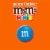 M&M'S Minis Peanut Butter Milk Chocolate Summer Candy Family Size Bag Perspective: left