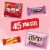 M&M'S Snickers Skittles & Starburst Fun Size Valentine's Day Candy Variety Pack Bulk Bag Perspective: left