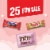 M&M'S Snickers & Twix Valentine's Day Chocolate Candy Valentine Exchange Variety Bag Perspective: left