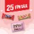 M&M'S Snickers & Twix Valentine's Day Chocolate Candy Valentine Exchange Variety Bag Perspective: left