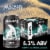 Alaskan Brewing Co. White Wit-Style Ale Craft Beer Perspective: left
