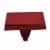 Holiday Home® High Gloss Red Platform Christmas Stocking Holders Perspective: left