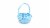 Holiday Home Willow Easter Basket - Pastel Blue Perspective: left