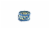 Holiday Home Square Weave Easter Basket - Blue Perspective: left