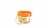 Holiday Home Solid Lined Easter Basket - Bright Orange Perspective: left