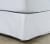 HD Designs® 210 Thread Count Sateen Bedskirt - White Perspective: left