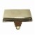 Holiday Home® Gold Flat Top Christmas Stocking Holders Perspective: left