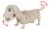 Holiday Home Animated Mini Dog Skeleton Perspective: left