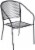 HD Designs Outdoors Taylor Mesh Stacking Chair - Black Perspective: left