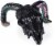 Holiday Home® Ram Skull Oil Slick Decor Perspective: left
