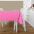 Bardwil Valentine’s Day Vinyl Tablecloth Set - Pink Perspective: left