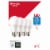 Everyday Living® 10-Watt (60-Watt) A19 LED Dimmable Light Bulb - Soft White (2700K) Perspective: left