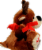 Plush Christmas Gift Card Holder Perspective: left