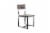 Modavari Home Fashions Haven Dining Chairs - Gray Perspective: left