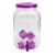 HD Designs Outdoors Beverage Dispenser with Cups & Ice - Purple Perspective: left
