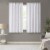 HD Designs® Besset Light Filtering Window Panel - White Perspective: left