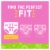 Comforts™ Day or Night Training Pants Girls 2T-3T (18-34 lbs) Perspective: left